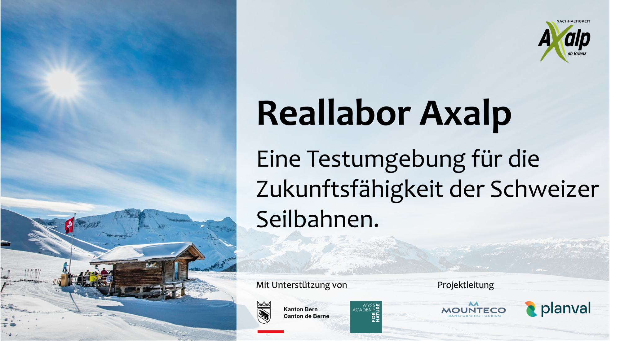 Reallabor Axalp: Projektplanung